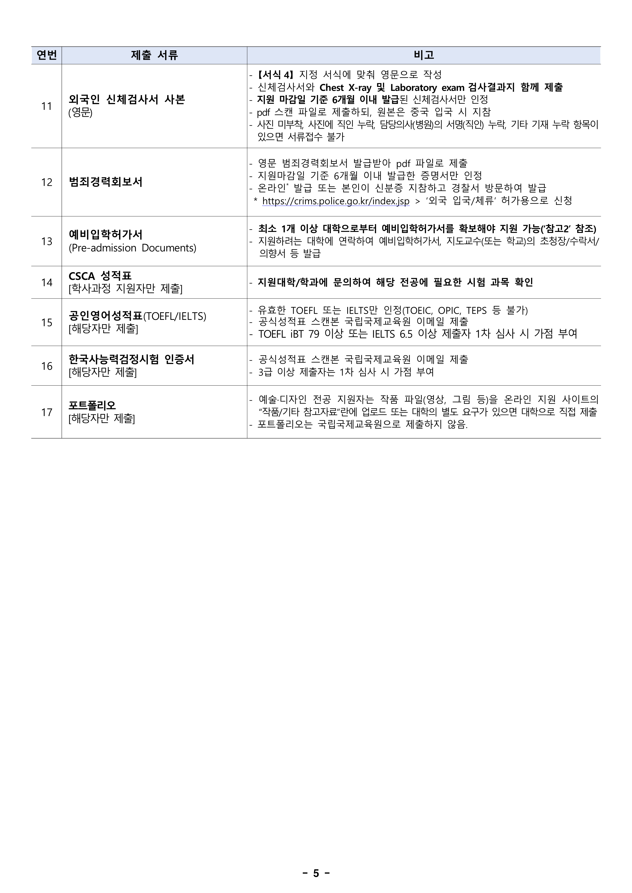 중국정부초청 장학생 모집 안내