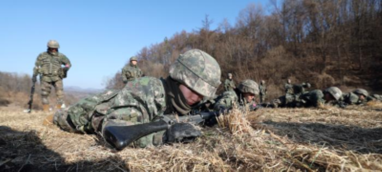 (아래)각개전투 훈련